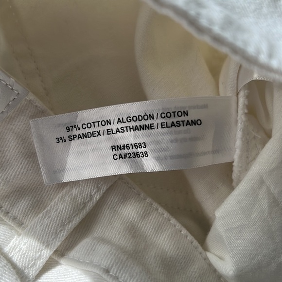 Jockey Person to Person White Straight Leg Jeans Stretch Sz 8 - Picture 12 of 13